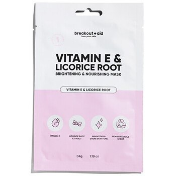 Breakout+aid Brightening & Nourishing Mask - rozświetlający maska 34.0 g