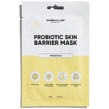 Breakout+aid Probiotic Skin Barrier Mask - Maska pro posílení pleťové bariéry 34.0 g