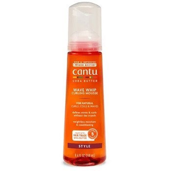 Cantu Shea Butter Wave Whip Curling Mousse - wavy and curly hair 248 ml