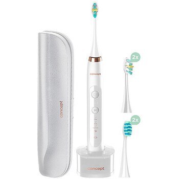 Concept Perfect Smile White ZK7010 - Sonic toothbrush with travel case