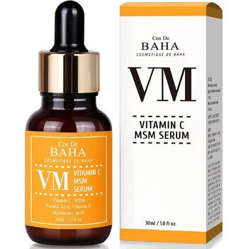 Cos De Baha VM Vitamin C MSM Serum - Rozjasňující a kojący sérum s vitamínem C, MSM a kyselinou hyaluronovou 30 ml