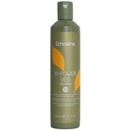 Echosline Ki-Power Veg Shampoo - Szampon pro poškozené a chemicky ošetřené włosy 300 ml