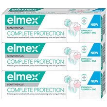 Elmex Sensitive Plus Complete Protection Tripack Toothpaste 75 ml