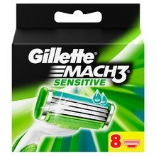 Gillette Mach 3 Sensitive - Replacement head 8.0ks