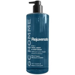 Grace Cole Homme Rejuvenate Body Wash ( Černý pepř, Mandarinka & Jantar ) - Mycí gel 3v1 1000 ml