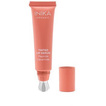 Inika Organic Tinted Lip Serum - peptides and ceramides 10 ml Rosewood