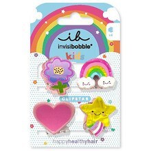 Invisibobble Clipstar Happy World - Skřipeček do włosów 4 ks
