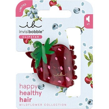 Invisibobble Clipstar Wildflower Berry Brighter M - Skřipec do włosów