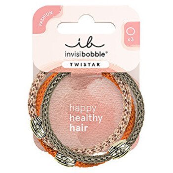 Invisibobble Twistar Orange Affaire - Gumička do włosów ( 3 ks )