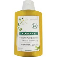 Klorane Bio Tamanu a Monoi Nourishing Shampoo - Odżywczy szampon pro włosy vystavené slunci 200 ml