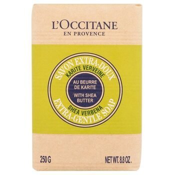 L´occitane Extra-Gentle Soap Shea Verbena - Solid soap with shea butter and verbena 250.0 g
