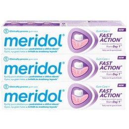 Meridol Fast Action Toothpaste Trio - Pasta do zębów 75 ml