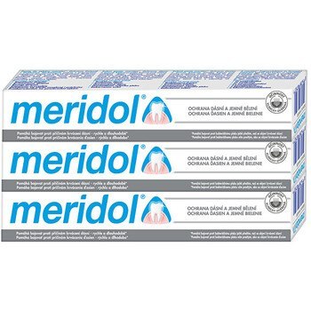 Meridol Gentle White Tripack Toothpaste (3 pcs) - Toothpaste with whitening effect 75 ml