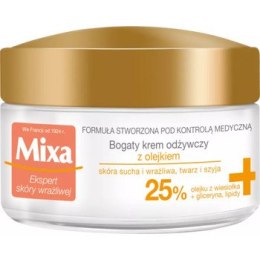 Mixa Extreme Nutrition Rich Nourishing Cream - Odżywczy krém pro velmi suchou a citlivou pleť 50 ml