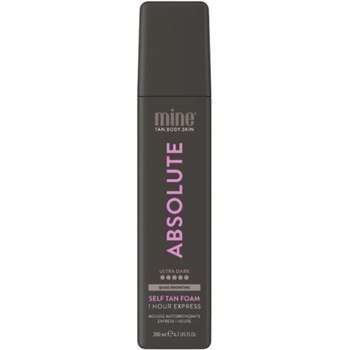 Minetan Absolute Self Tan Foam - Ultra tmavá samoopalovací pěna 200 ml