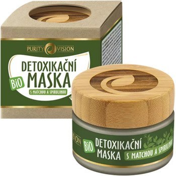 Purity Vision Bio Detox mask with matcha and spirulina 40 ml