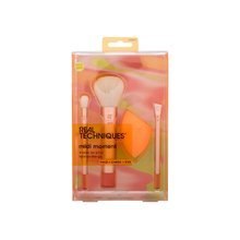 Real Techniques Midi Moment Brush + Sponge Set - Applicator set 1.0ks
