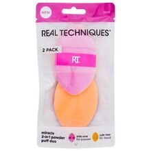 Real Techniques Miracle 2-In-1 Powder Puff Duo 2.0ks