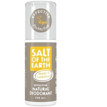 Salt-Of-The-Earth Amber Sandalwood Natural Deodorant - Natural deodorant spray with ambergris and sandalwood 100 ml