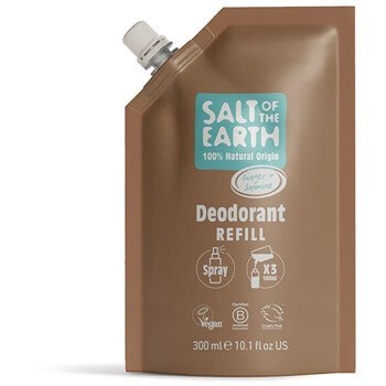 Salt-Of-The-Earth Ginger & Jasmine Deodorant Refill - Náplň deodorantu ve spreji 300 ml