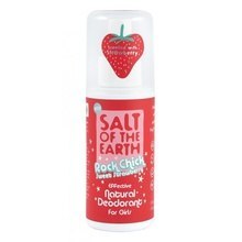 Salt-Of-The-Earth Natural Deodorant Spray Rock Chick Sweet Strawberry ( Natura l Deodorant) 100 ml 100 ml