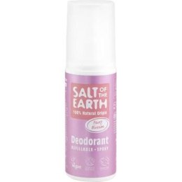 Salt-Of-The-Earth Peony Blossom Natural Deodorant - Natural mineral deodorant spray with the scent of peony 100 ml