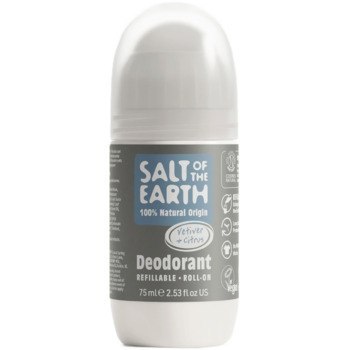 Salt-Of-The-Earth Vetiver & Citrus Deo Roll-on ( refillable ) 75 ml