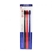 Swissdent Colours Soft-Medium Set - Set toothbrushes 2 +1 FREE