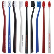 Swissdent Profi Colours Soft-Medium - Toothbrush Red & Red
