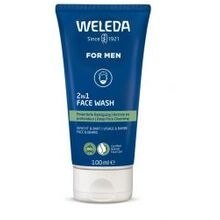 Weleda For Men 2in1 Face Wash - Żel oczyszczający na obličej a vousy dla mężczyzn 100 ml