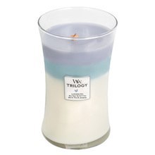 WoodWick Calming Retreat Trilogy Vase (Peaceful Refuge) - Scented Candle 609.5 g