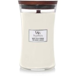 WoodWick White Tea & Jasmine Vase (White Tea & Jasmine) - Scented candle 609.5 g