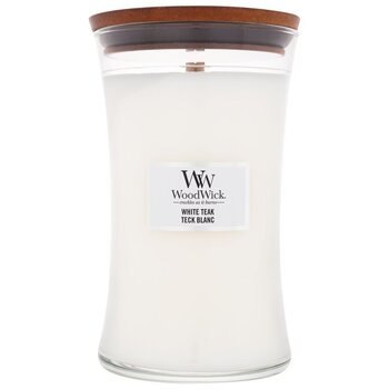 WoodWick White Teak Vase (White Teak) - Scented candle 85.0 g
