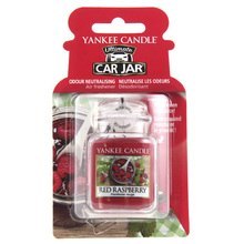 Yankee Candle Red Raspberry Ultimate Car Jar (Raspberries) - Luxury Car Tag