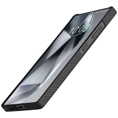 Etui PITAKA Cairn Case MagSafe do Samsung Galaxy S25 Ultra czarno-szary