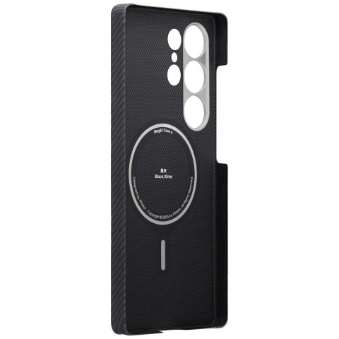 Etui PITAKA Cairn Case MagSafe do Samsung Galaxy S25 Ultra czarno-szary