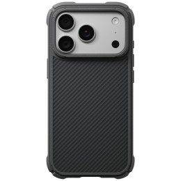 Etui PITAKA Cairn Case MagSafe do iPhone 18 Pro / 17 Pro czarno-szary