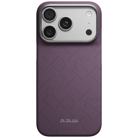 Etui PITAKA Edge Case PTK Weaving-Charoite MagSafe do iPhone 18 Pro / 17 Pro fioletowy