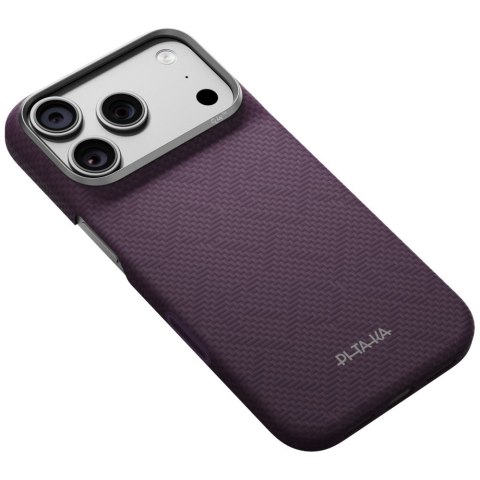 Etui PITAKA Edge Case PTK Weaving-Charoite MagSafe do iPhone 18 Pro / 17 Pro fioletowy