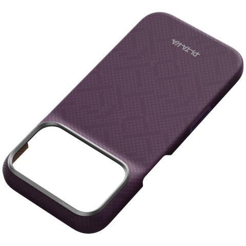 Etui PITAKA Edge Case PTK Weaving-Charoite MagSafe do iPhone 18 Pro / 17 Pro fioletowy