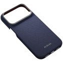 Etui PITAKA Edge Case PTK Weaving-Sapphire MagSafe do iPhone 18 Pro / 17 Pro niebieski