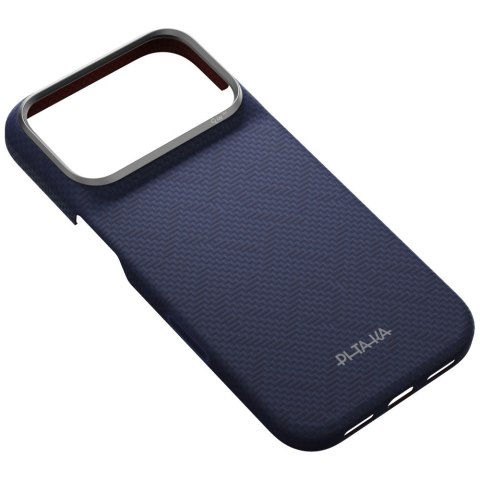 Etui PITAKA Edge Case PTK Weaving-Sapphire MagSafe do iPhone 18 Pro / 17 Pro niebieski