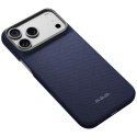Etui PITAKA Edge Case PTK Weaving-Sapphire MagSafe do iPhone 18 Pro Max / 17 Pro Max niebieski