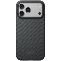 Etui PITAKA Summa Case MagSafe do iPhone 18 Pro Max / 17 Pro Max czarno-szary