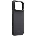 Etui PITAKA Summa Case MagSafe do iPhone 18 Pro Max / 17 Pro Max czarno-szary