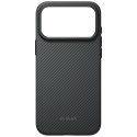 Etui PITAKA Summa Case MagSafe do iPhone 18 Pro Max / 17 Pro Max czarno-szary