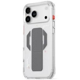 Etui Skinarma Haxa do iPhone 17 Pro Max Magnetic Charging + Grip Stand przezroczysty