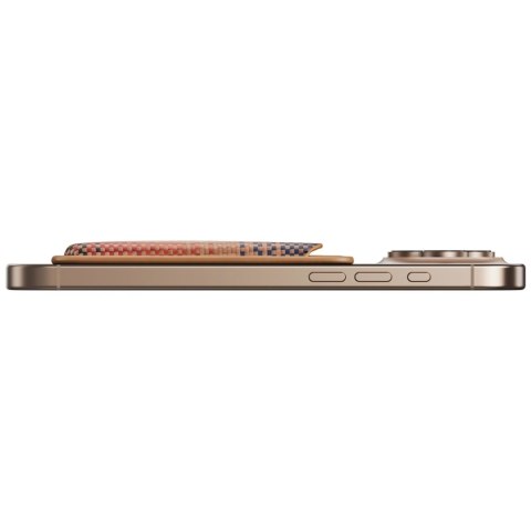 Portfel magnetyczny PITAKA Woven Wallet MagSafe do telefonu sunset