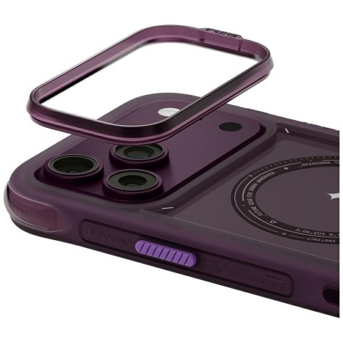 Etui Skinarma Avion MagSafe do iPhone 18 Pro / 17 Pro burgundowy