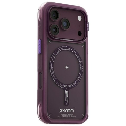 Etui Skinarma Avion MagSafe do iPhone 18 Pro / 17 Pro burgundowy